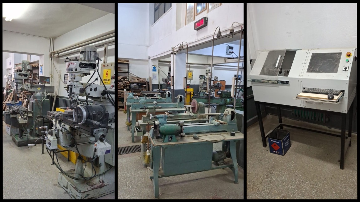 Makine ve Tasarım Teknolojisi Alanı Atölyeleri